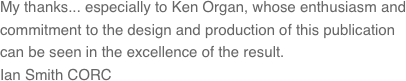 My thanks... especially to Ken